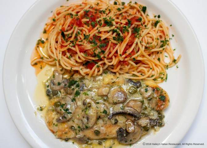 Hailey's Italian Restaurant - Cypress, TX menu_pic