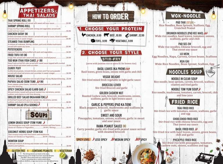 The Thai Kitchen - Chevy Chase, MD menu_pic
