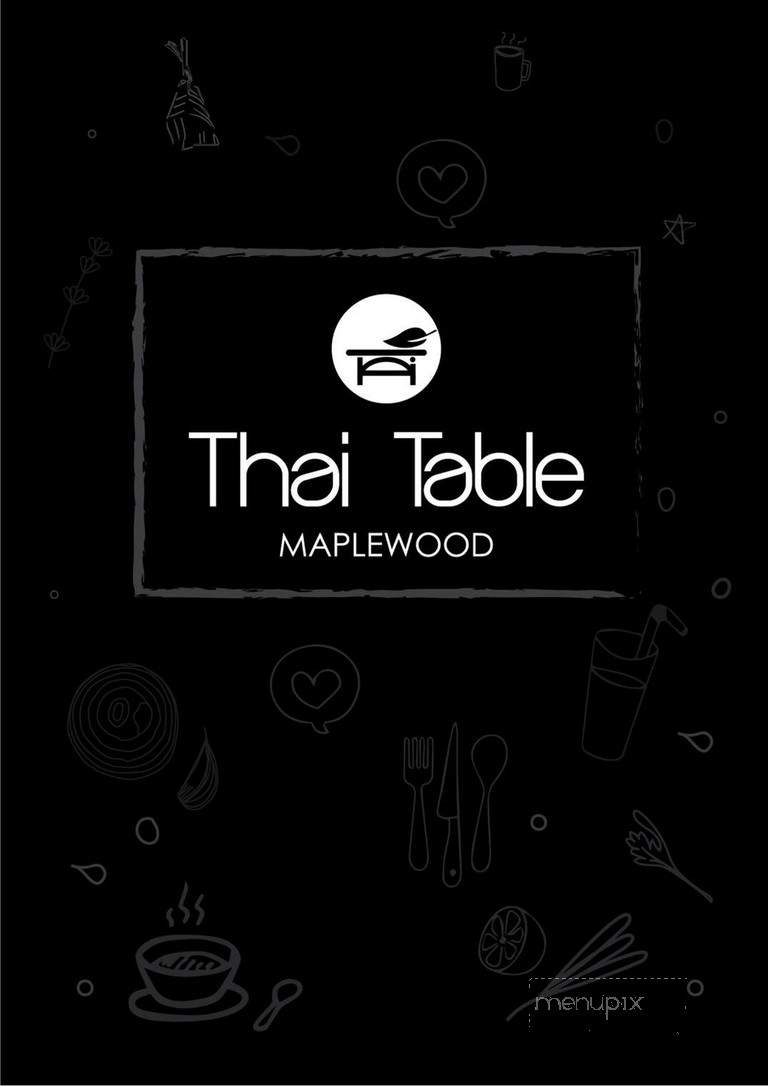 Thai Table - Maplewood, MO menu_pic