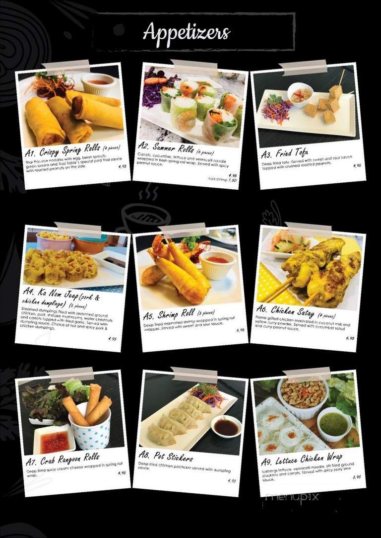 Thai Table - Maplewood, MO menu_pic