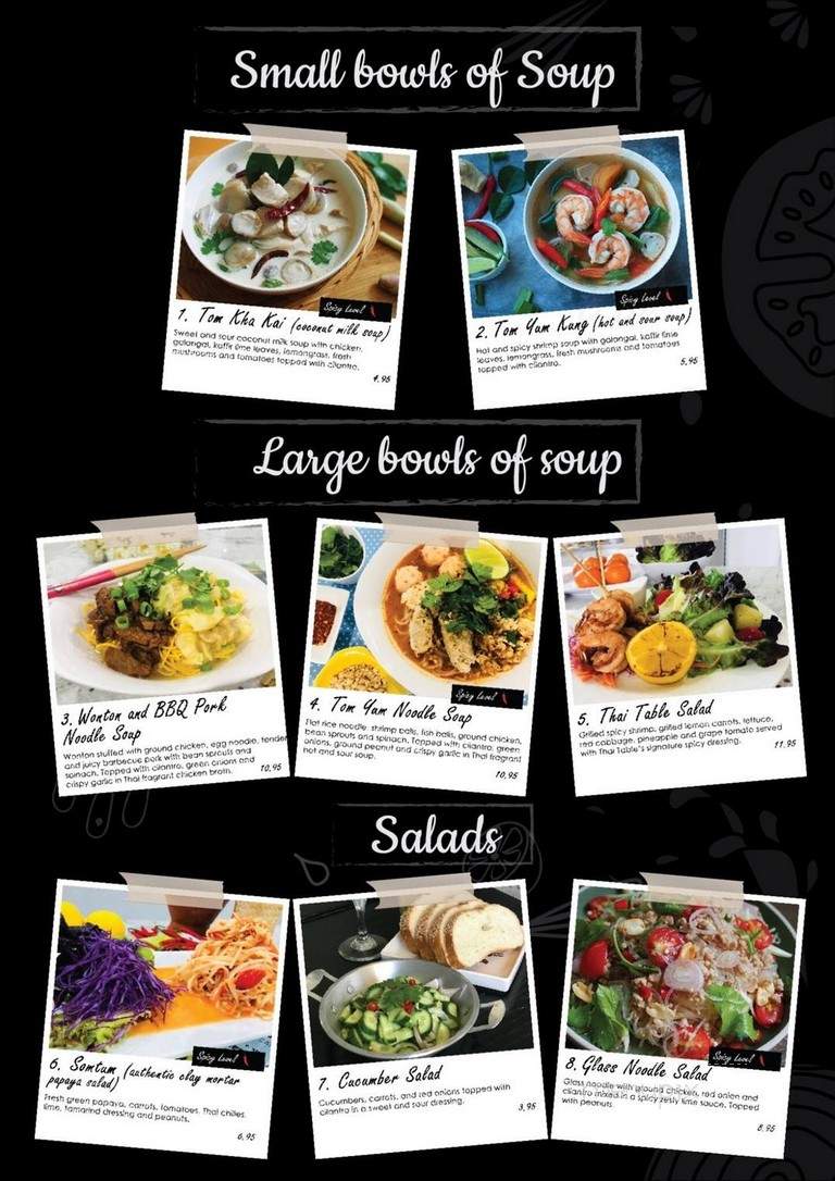 Thai Table - Maplewood, MO menu_pic
