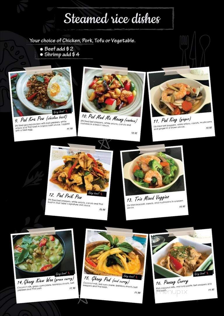 Thai Table - Maplewood, MO menu_pic