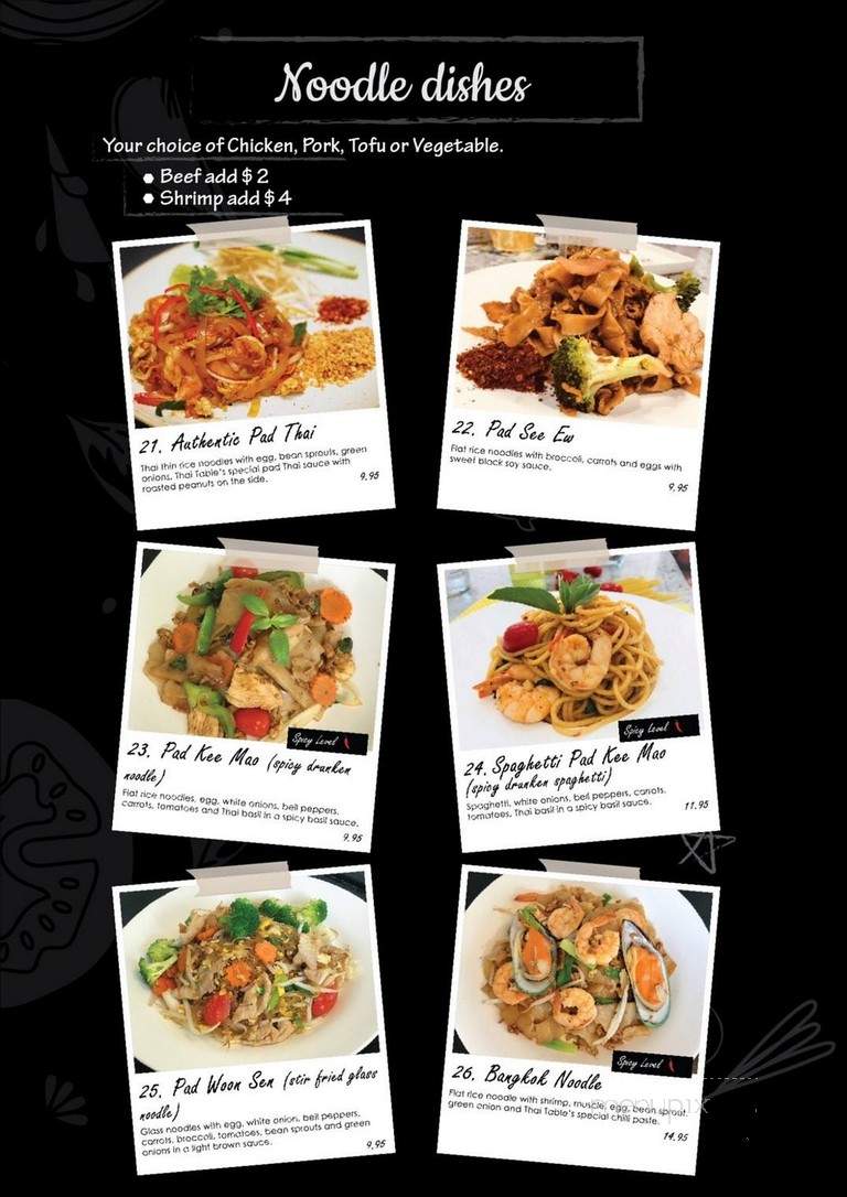 Thai Table - Maplewood, MO menu_pic