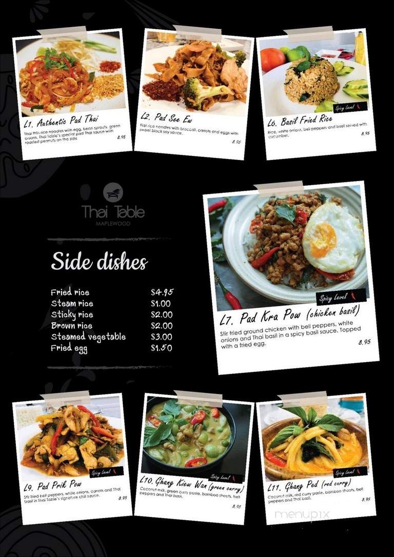 Thai Table - Maplewood, MO menu_pic
