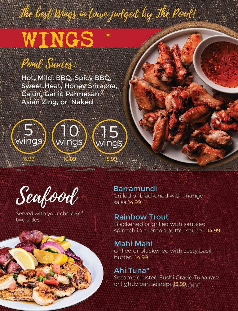 The Pond - Scottsboro, AL menu_pic