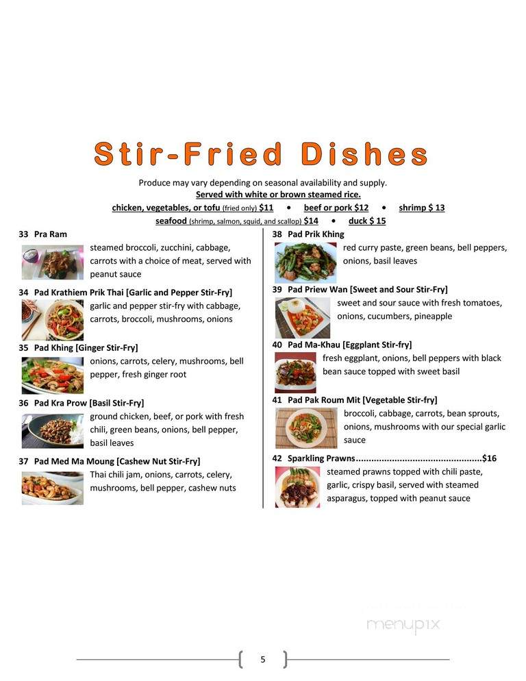 Aroy - Roseburg, OR menu_pic