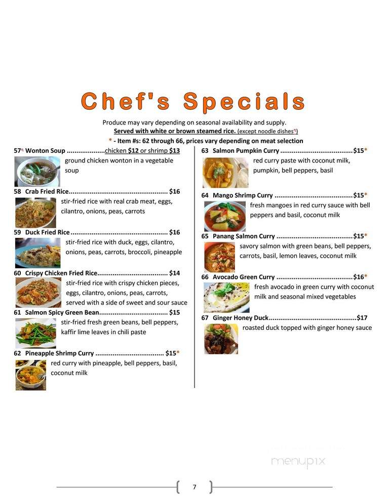 Aroy - Roseburg, OR menu_pic