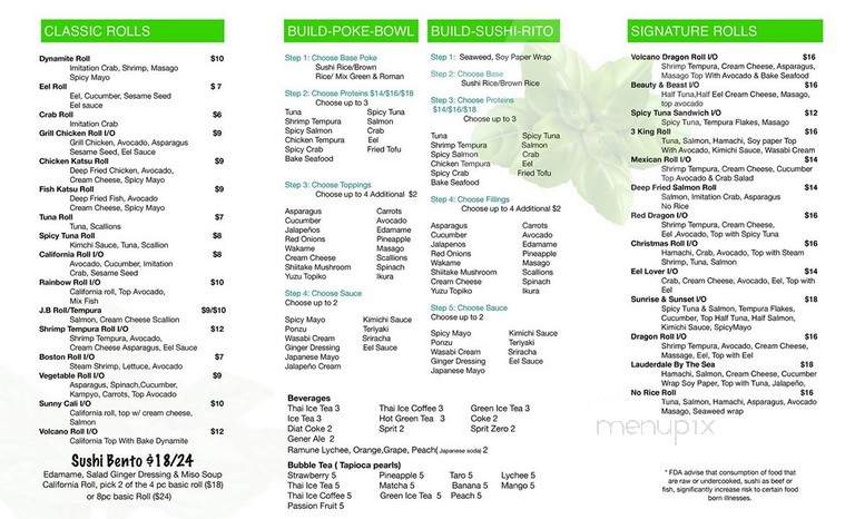 Basil Thai & Sushi Cafe - Lauderdale-by-the-Sea, FL menu_pic