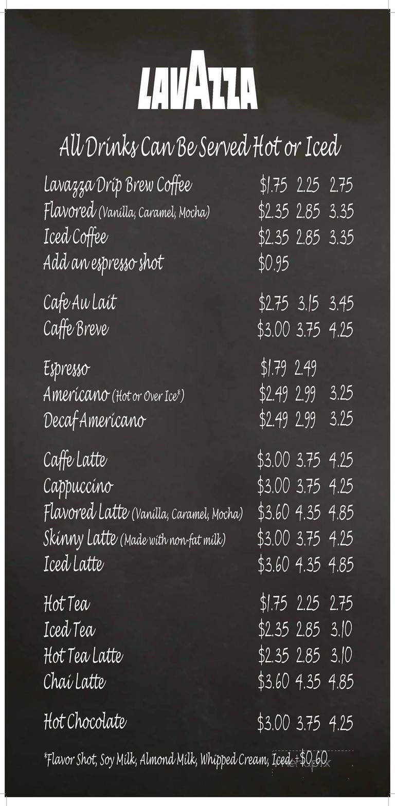 Periscope Coffee on John Street - New York, NY menu_pic