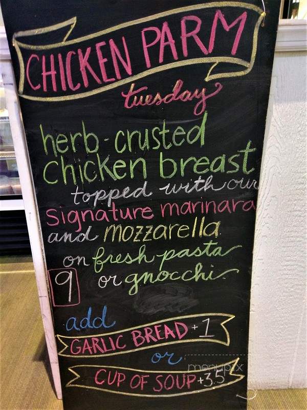 City Fresh Pasta - Pittsburgh, PA menu_pic