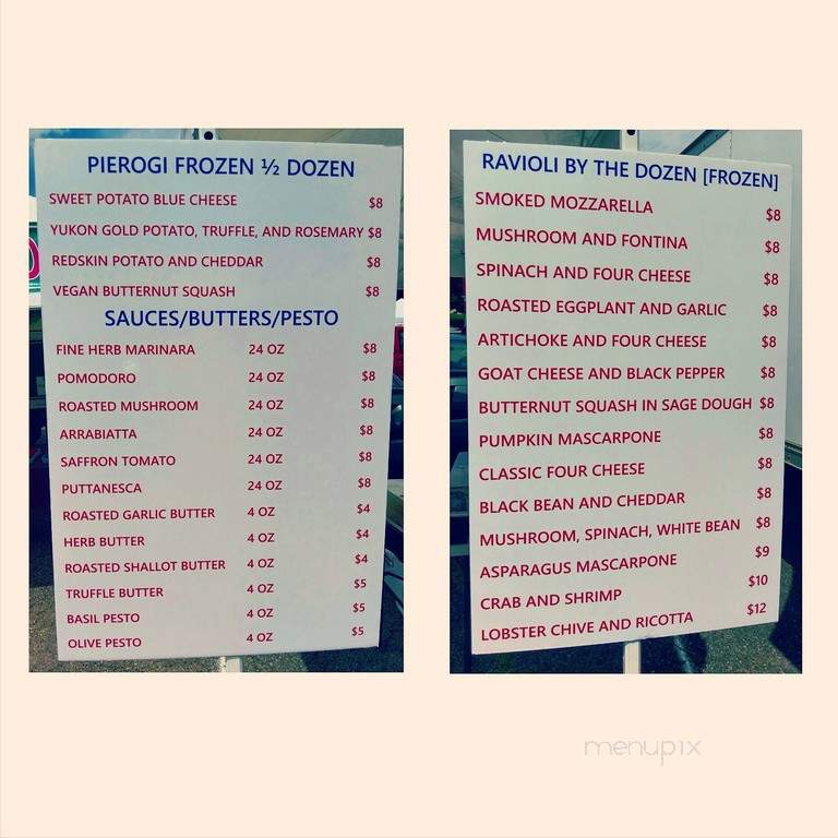 City Fresh Pasta - Pittsburgh, PA menu_pic