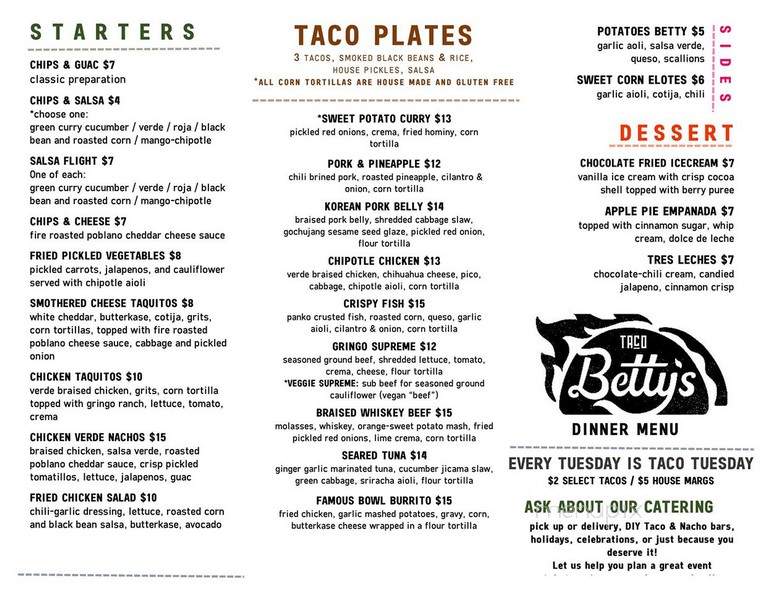 Betty's Tacos - Clearlake Oaks, CA