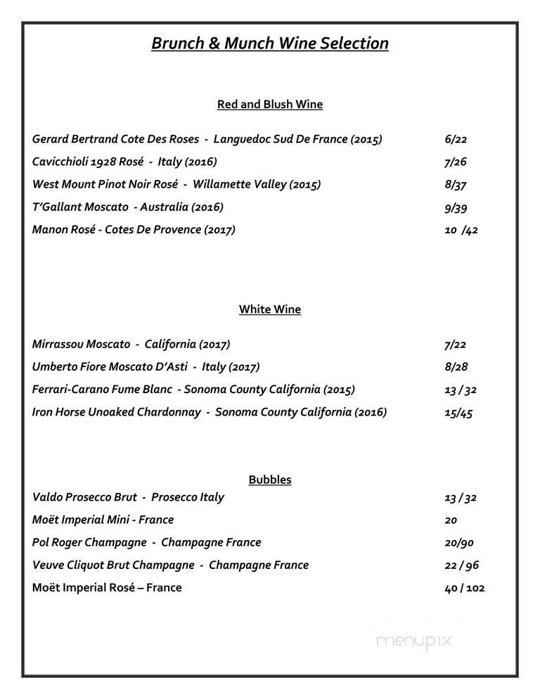 Brunch and Munch Eatery And Creperie - Odessa, TX menu_pic
