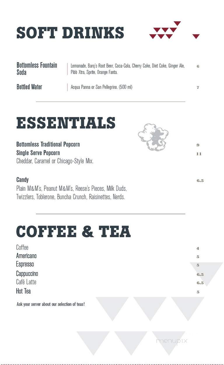 CMX CineBistro - New York, NY menu_pic
