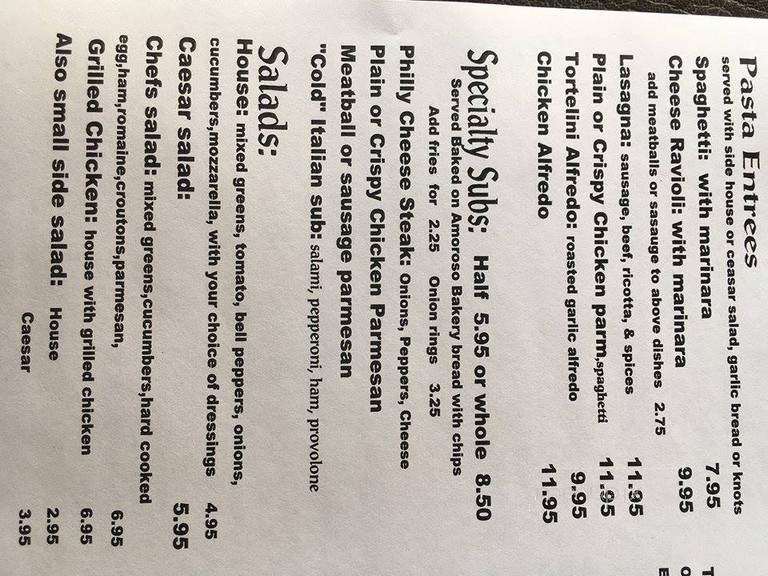 Smoky Mountain Pizza & Pasta - Cosby, TN menu_pic