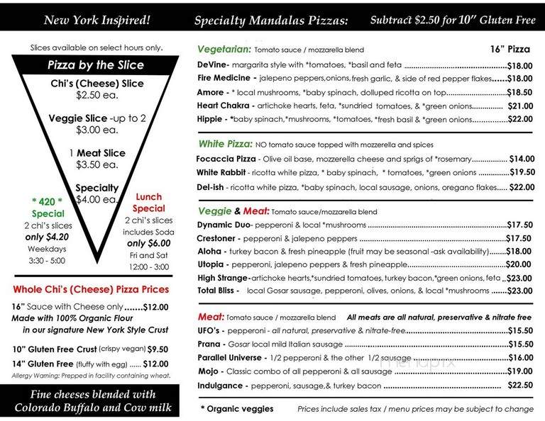 Mandala Pizza - Crestone, CO menu_pic
