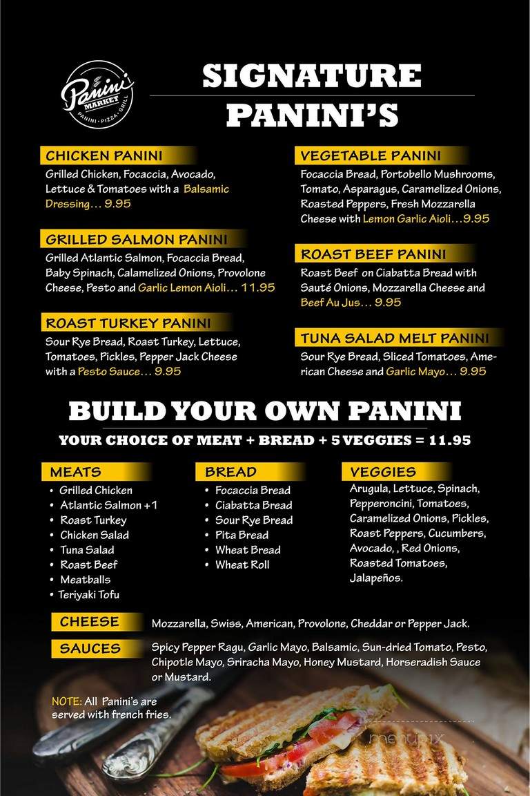 Panini Market - Vienna, VA menu_pic