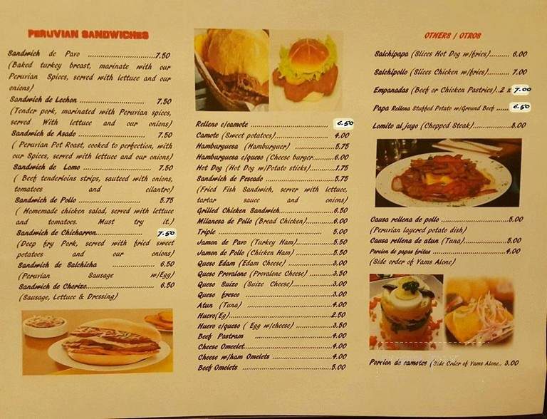 Al Toque 1 Peruvian Restaurant - Edison, NJ menu_pic