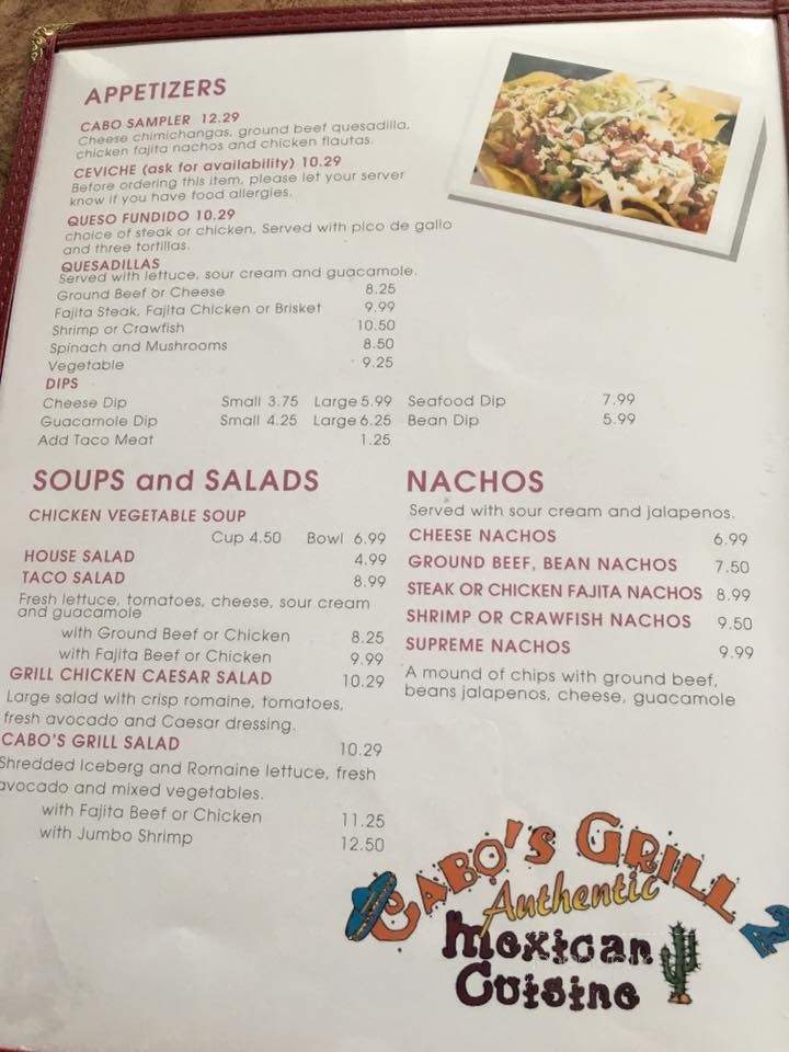 Cabo's Mexican Food - Plaquemine, LA