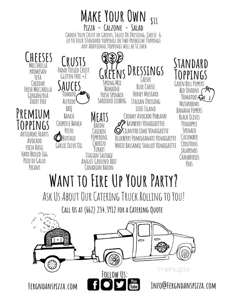 Fergndan's Wood Fired Pizza - Oxford, MS menu_pic