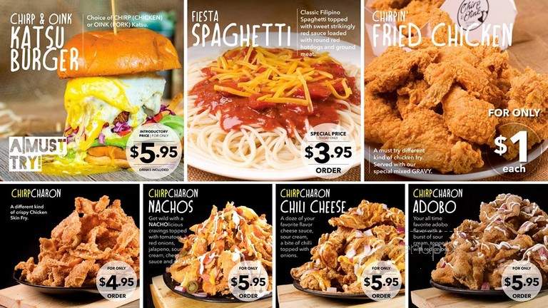 Chirp & Oink - Santa Clarita, CA menu_pic