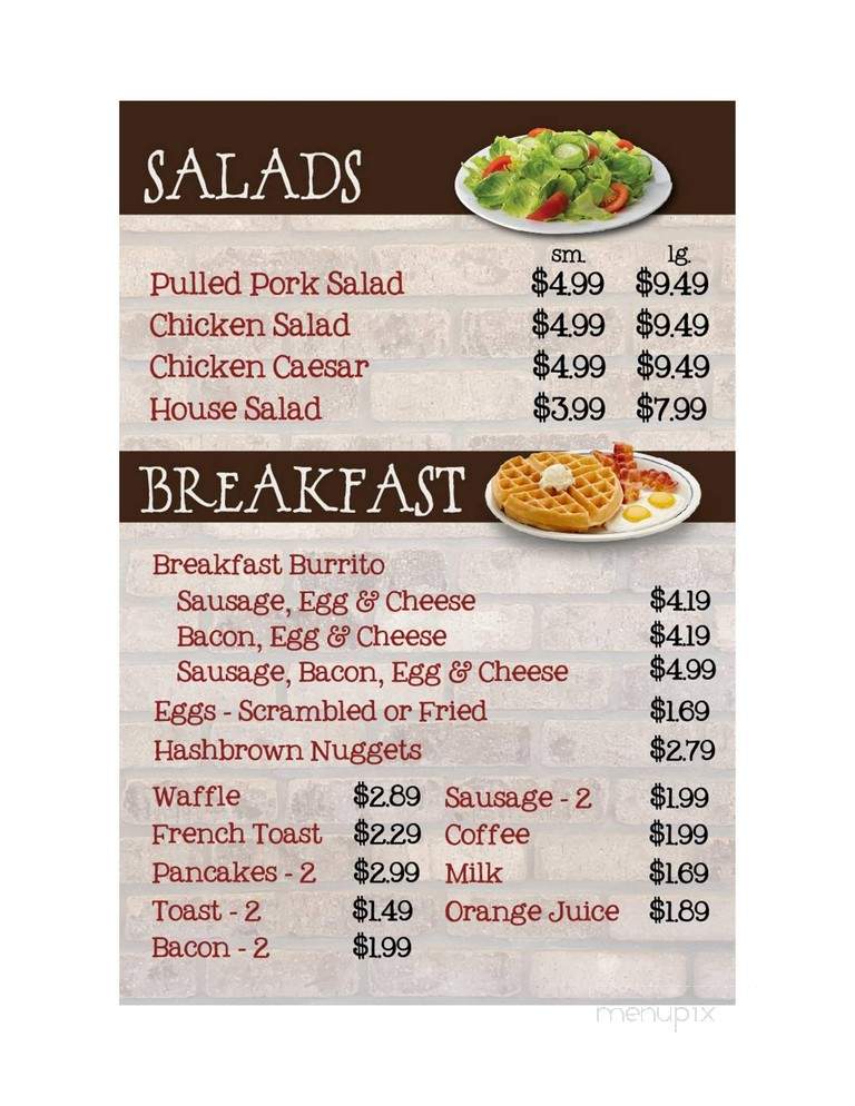 The Adobe Icebox - Ivins, UT menu_pic
