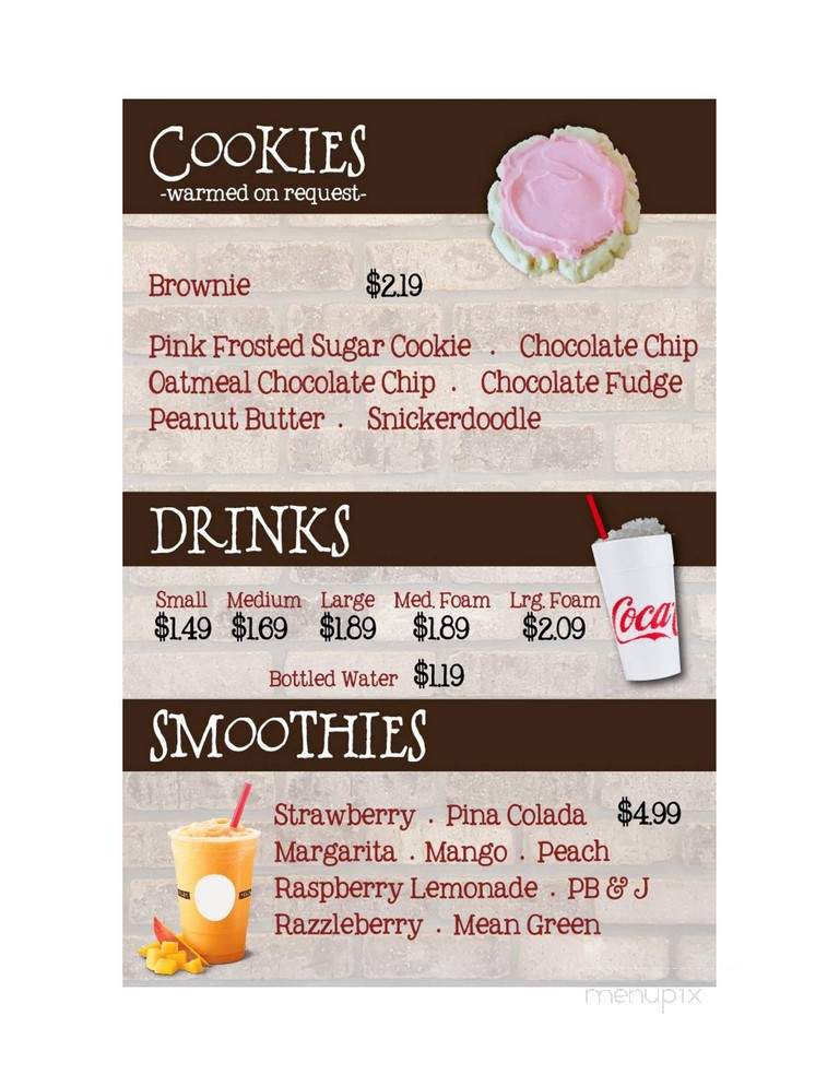 The Adobe Icebox - Ivins, UT menu_pic