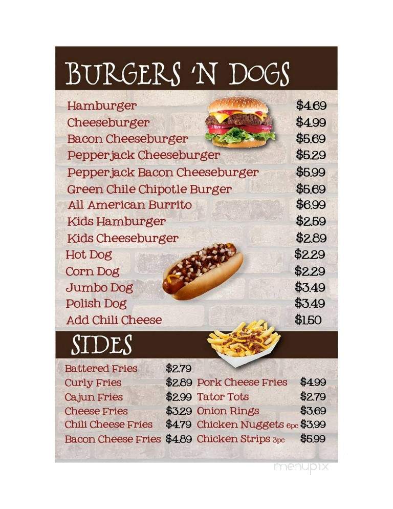 The Adobe Icebox - Ivins, UT menu_pic
