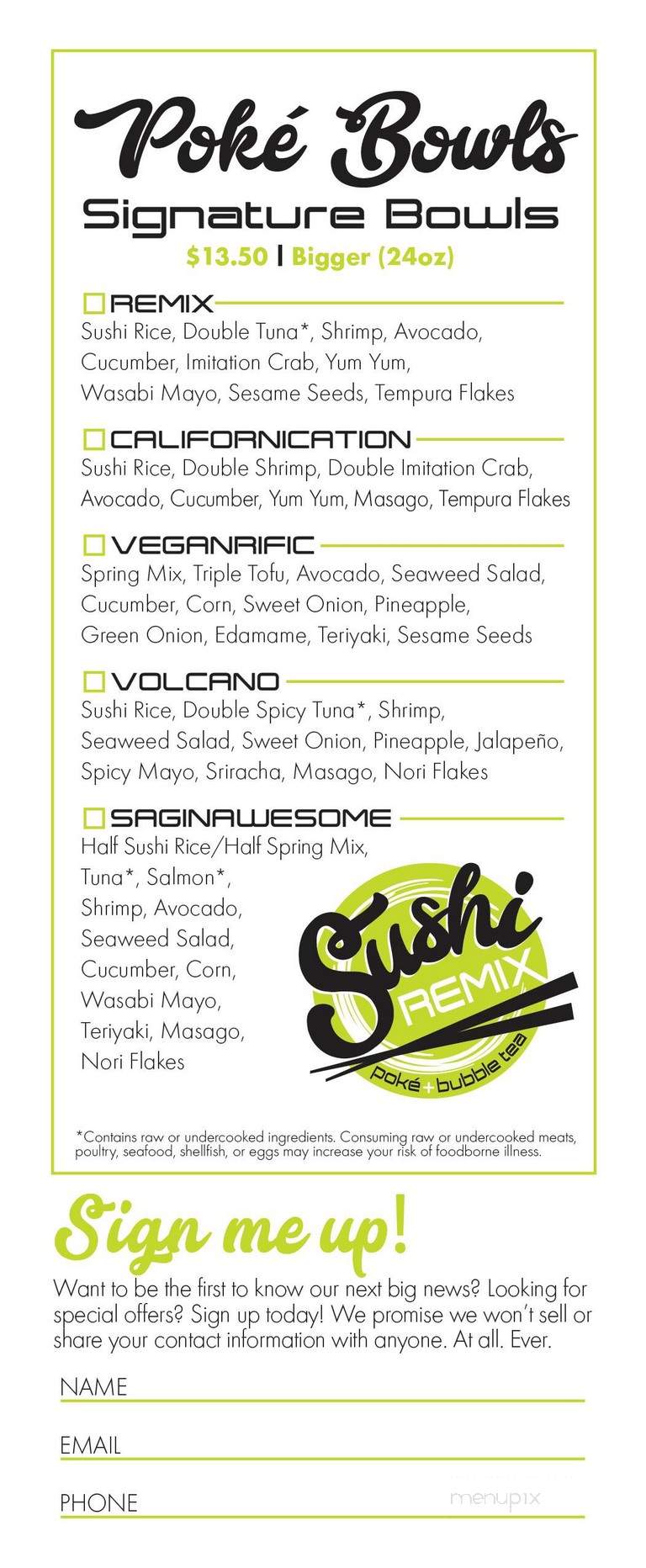 Sushi Remix - Saginaw, MI