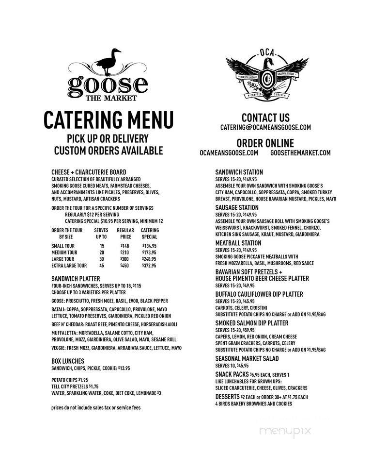 Oca SKS Carmel - Carmel, IN menu_pic