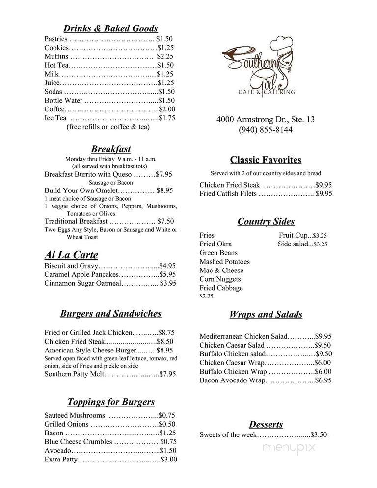 Southern Girl Cafe and Catering - Wichita Falls, TX
