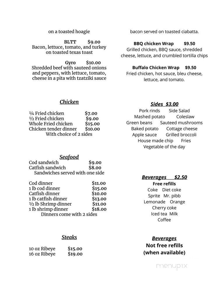 The Wayward Pub - Sparta, IL menu_pic