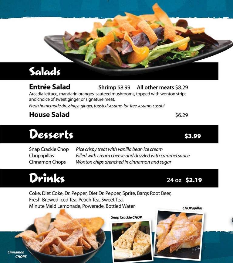 Chop Chop Rice Co. - Lubbock, TX menu_pic
