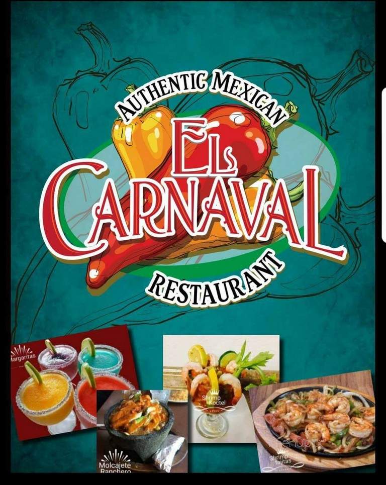El Carnaval - Licking, TX menu_pic