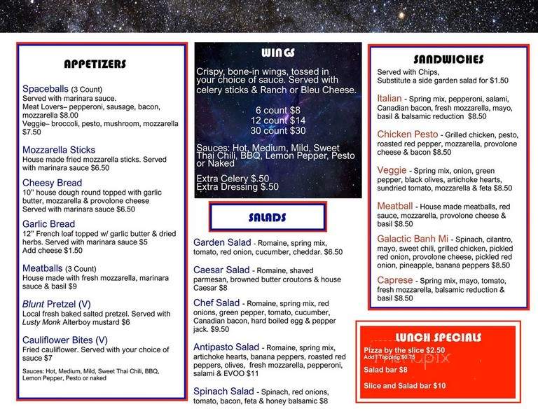Galactic Pizza - Asheville, NC menu_pic
