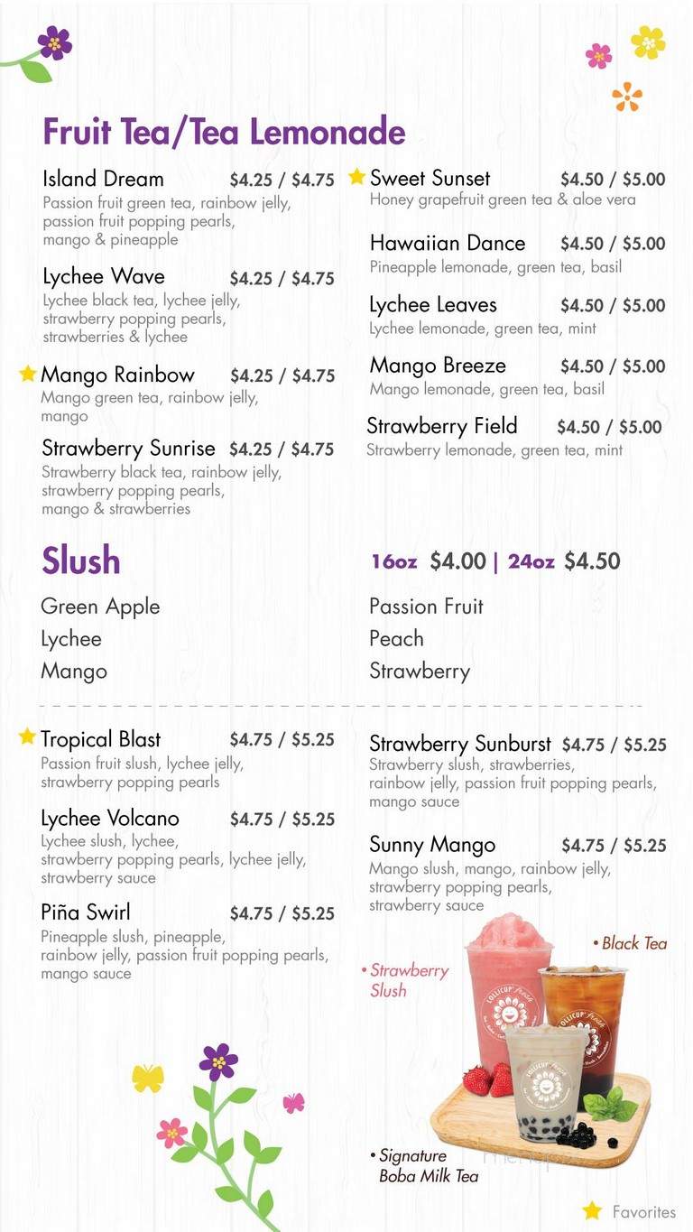 Lollicup Fresh - South Gate, CA menu_pic