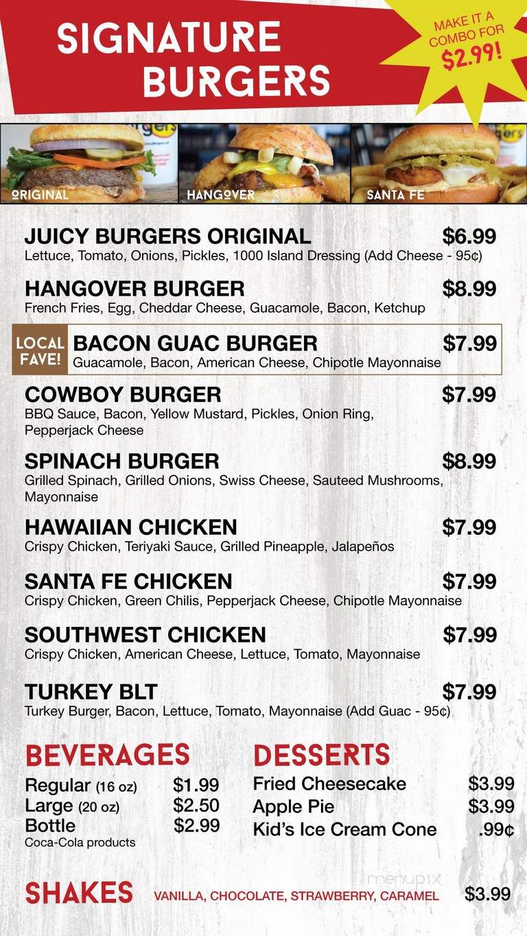 Juicy Burgers - Houston, TX