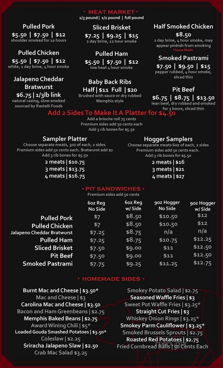 3 Hogs BBQ Spring Grove - Spring Grove, PA menu_pic
