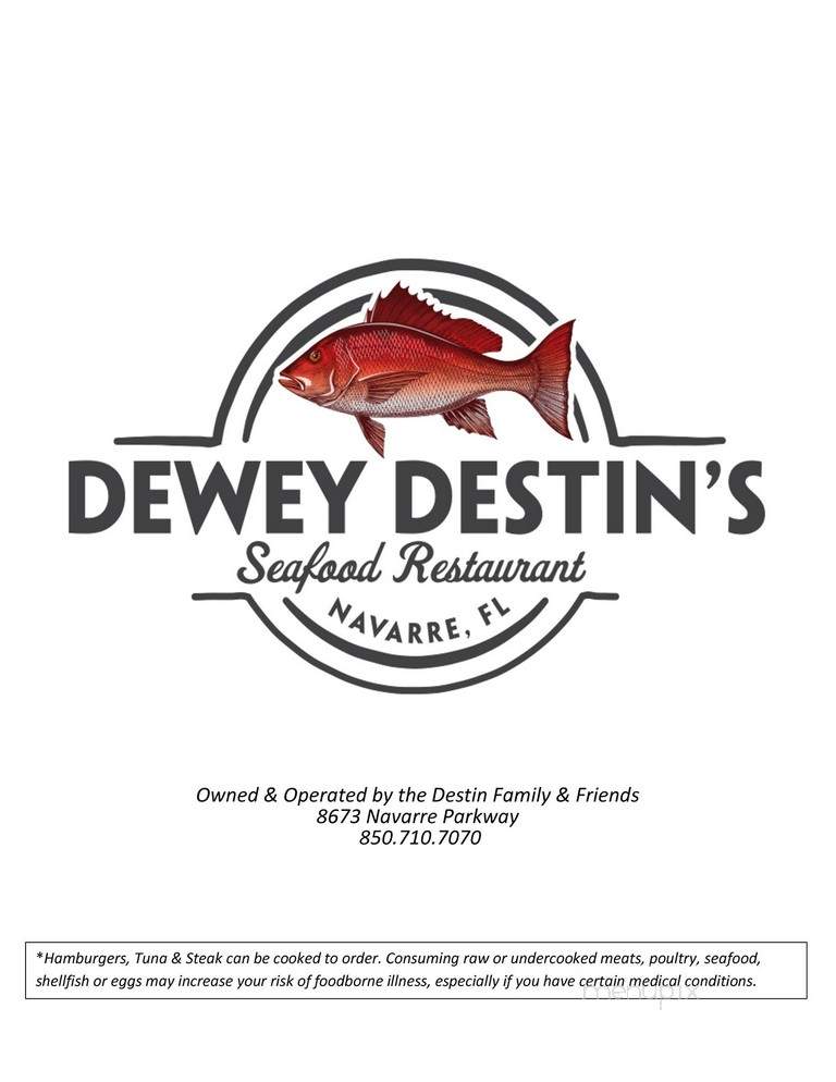 Dewey Destin's Navarre - Navarre, FL menu_pic