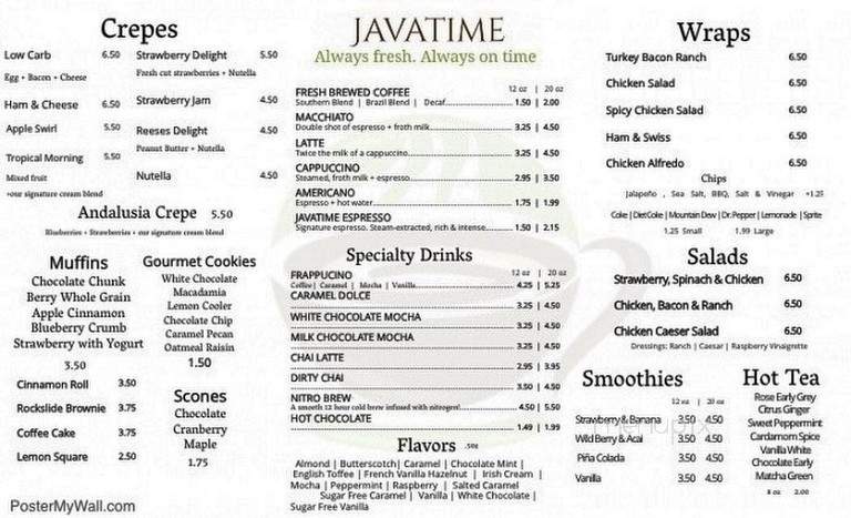 JavaTime - Andalusia, AL