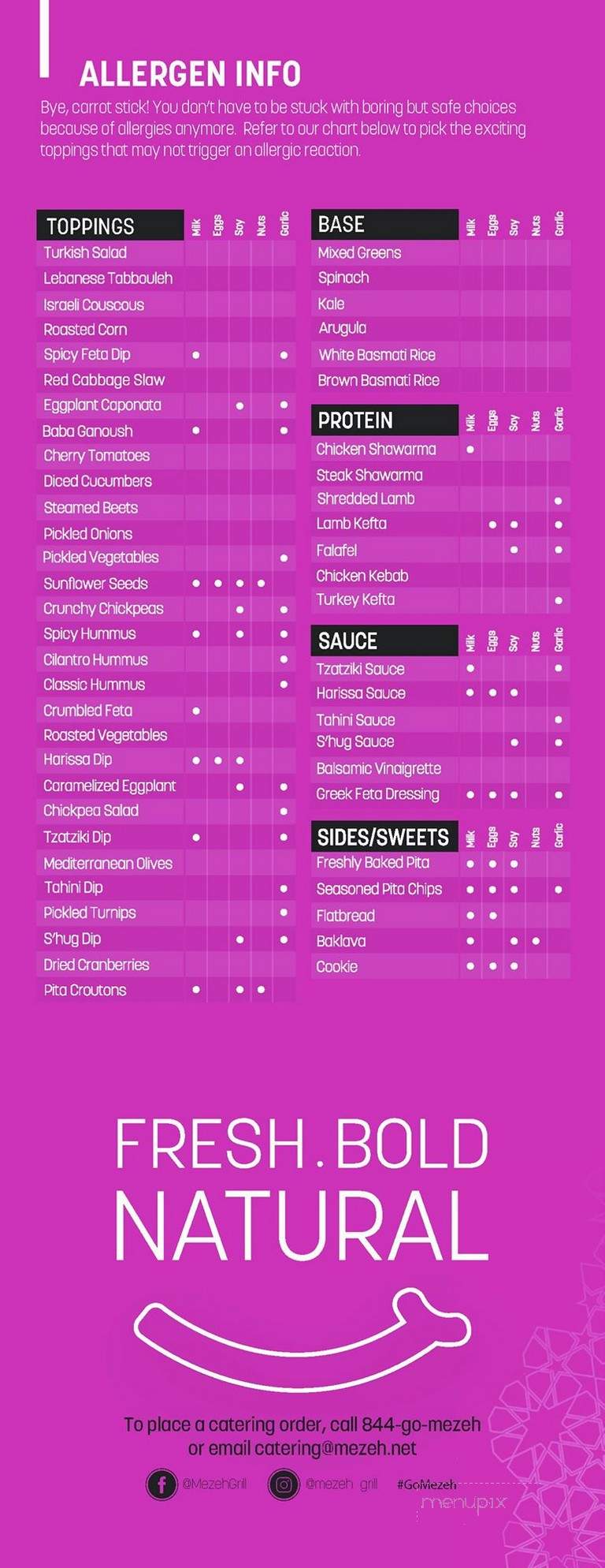 Mezeh Mediterranean Grill - West Springfield, VA menu_pic