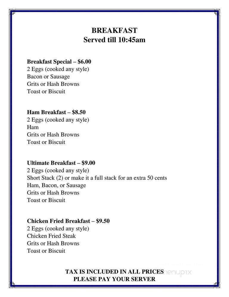 Freestate Diner - Shreveport, LA menu_pic