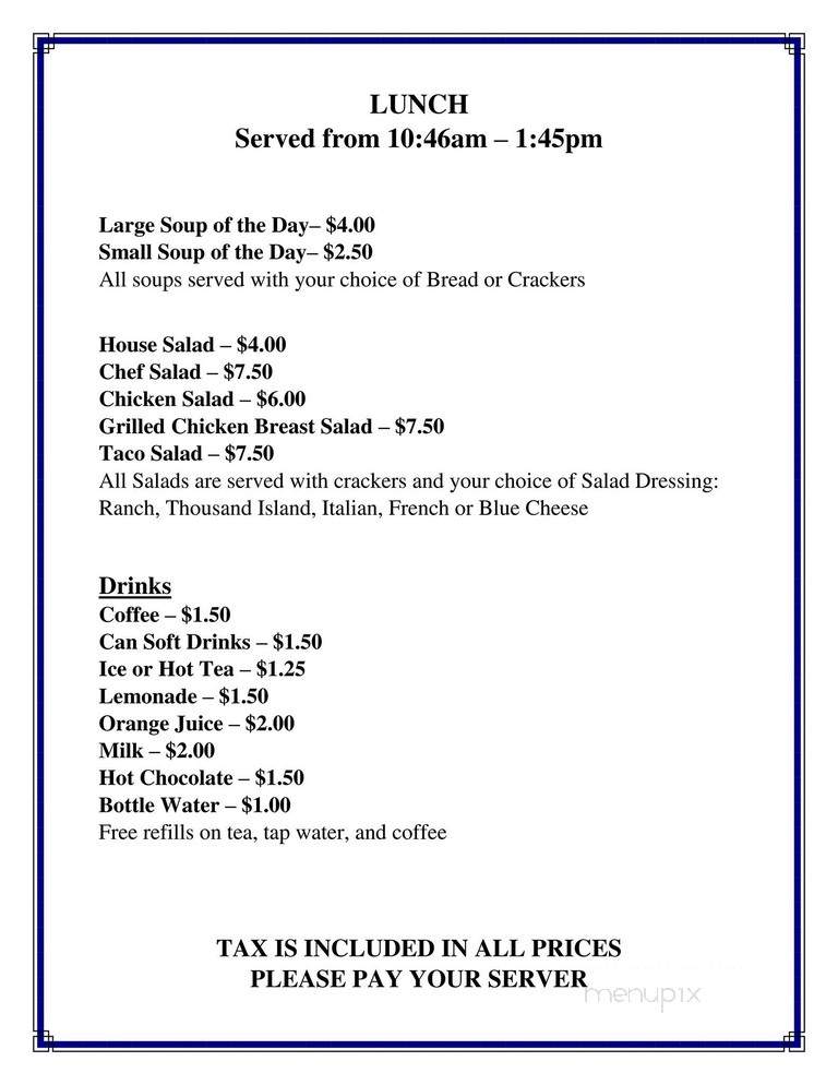 Freestate Diner - Shreveport, LA menu_pic