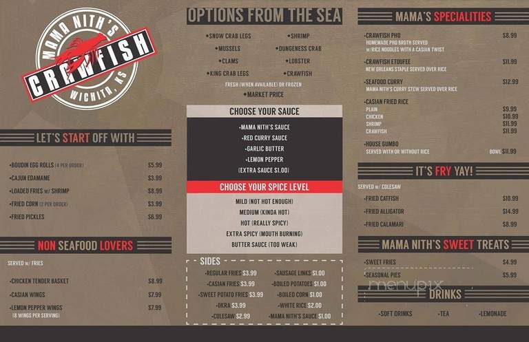 Mama Nith's Crawfish - Wichita, KS menu_pic