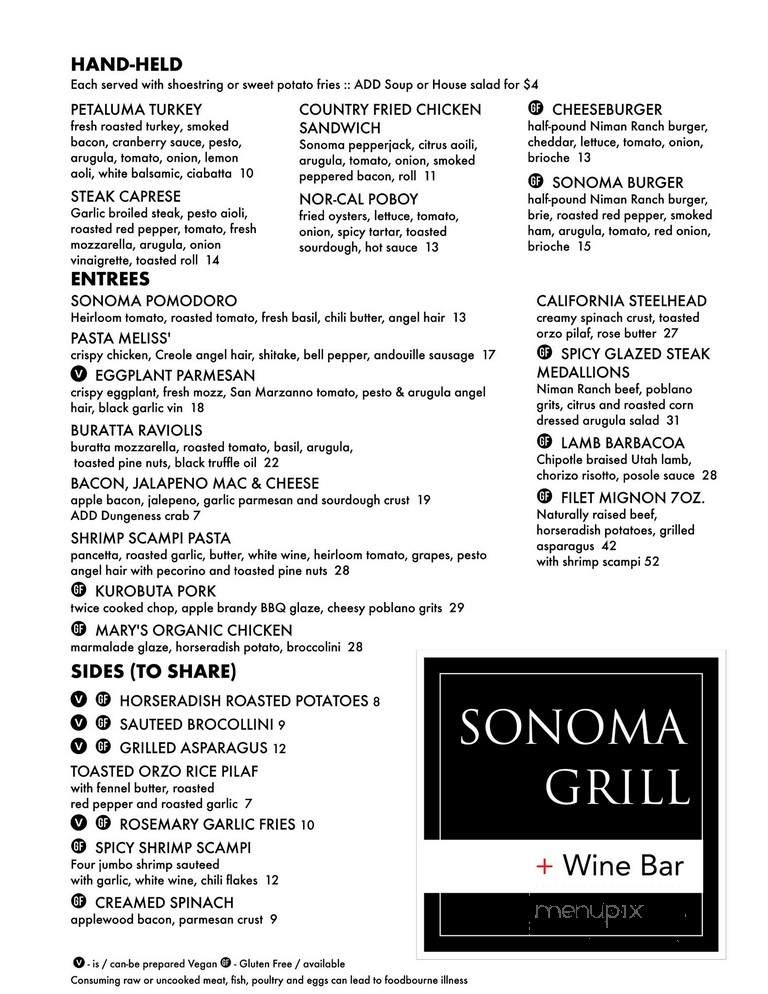 Sonoma Grill & Wine Bar - Salt Lake City, UT