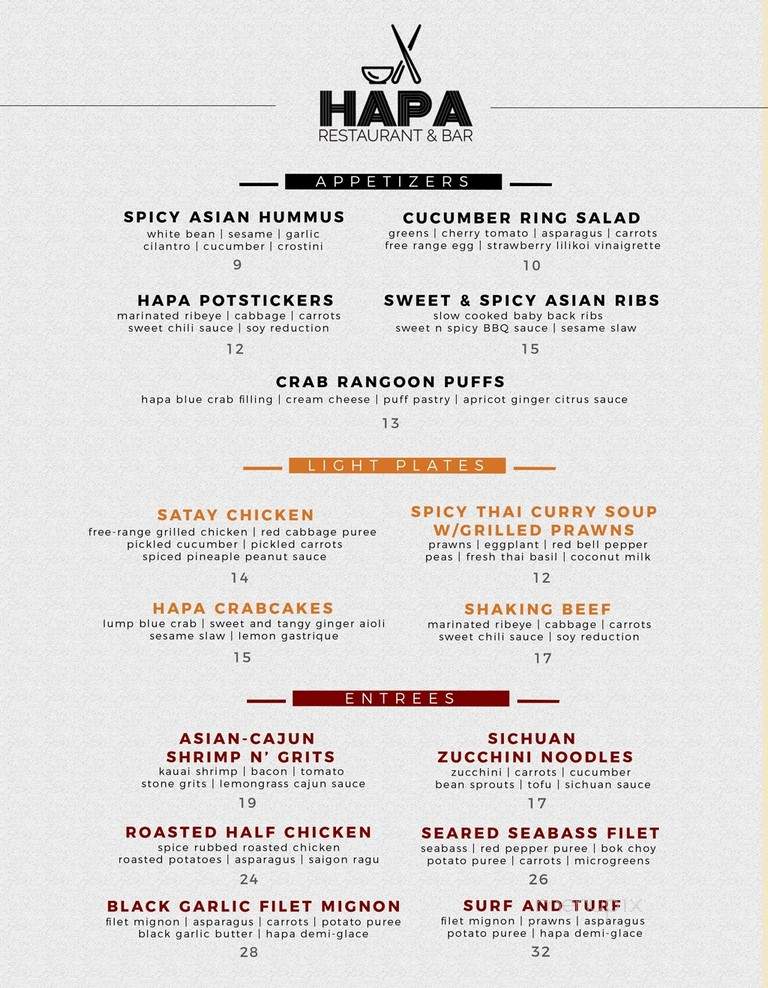 Hapa Restaurant - Honolulu, HI