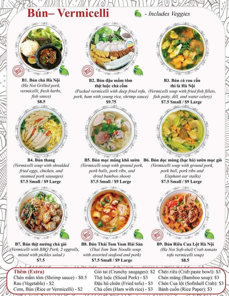 Met Restaurant - Garden Grove, CA menu_pic