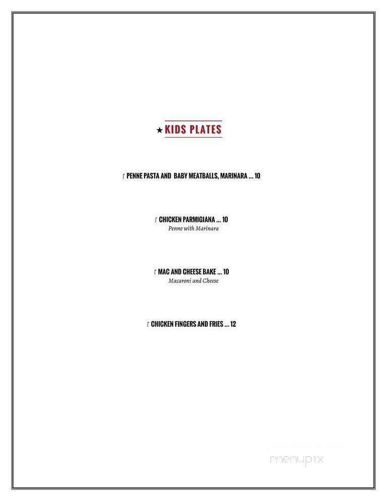 Joe & Joe Italian Eatery - Nyack, NY menu_pic