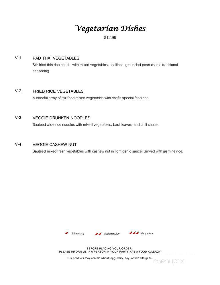 Thai Angel - New Bern, NC menu_pic