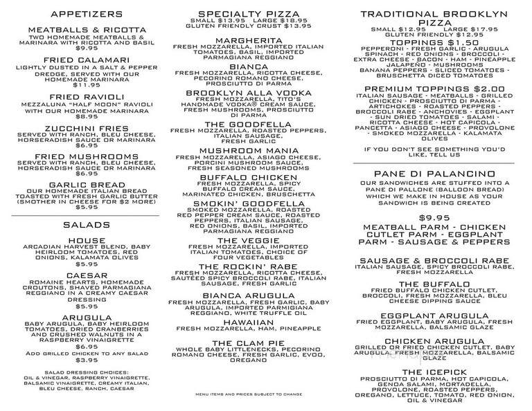Brancato's Brick Oven Pizza - Bradenton, FL menu_pic